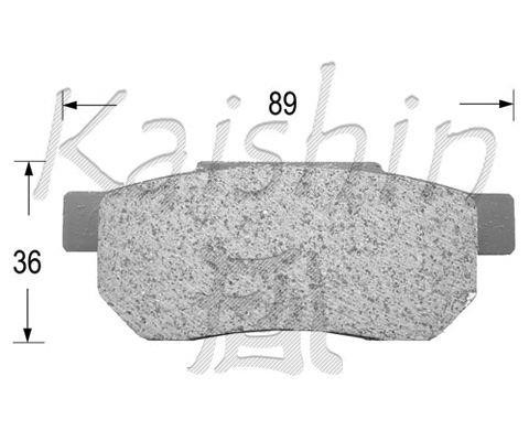 Kaishin FK5018 Гальмівні колодки, комплект FK5018: Приваблива ціна - Купити у Польщі на 2407.PL!