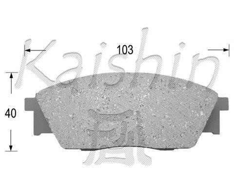 Kaishin FK7013 Тормозные колодки дисковые, комплект FK7013: Отличная цена - Купить в Польше на 2407.PL!