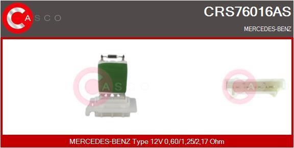 Casco CRS76016AS Resistor, interior blower CRS76016AS: Buy near me in Poland at 2407.PL - Good price!