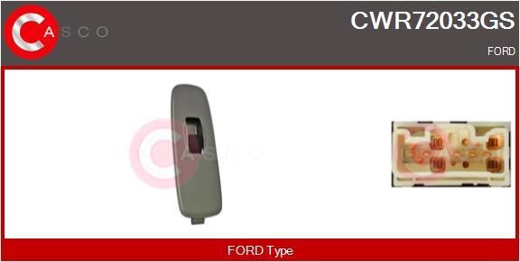 Casco CWR72033GS Power window button CWR72033GS: Buy near me in Poland at 2407.PL - Good price!