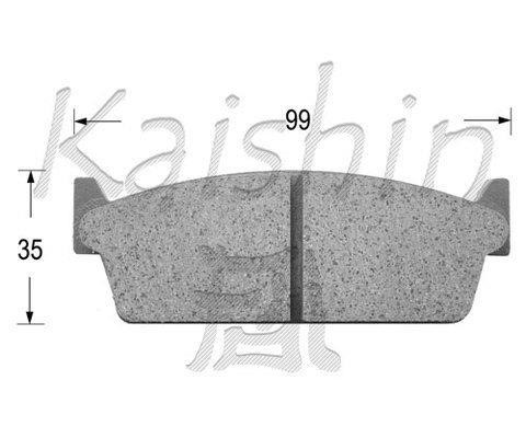 Kaishin FK1160 Scheibenbremsbeläge, Set FK1160: Kaufen Sie zu einem guten Preis in Polen bei 2407.PL!