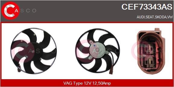 Casco CEF73343AS Вентилятор радіатора охолодження CEF73343AS: Приваблива ціна - Купити у Польщі на 2407.PL!