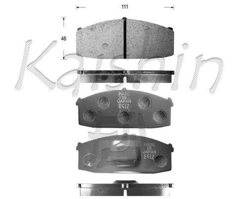 Kaishin FK1013 Тормозные колодки дисковые, комплект FK1013: Отличная цена - Купить в Польше на 2407.PL!