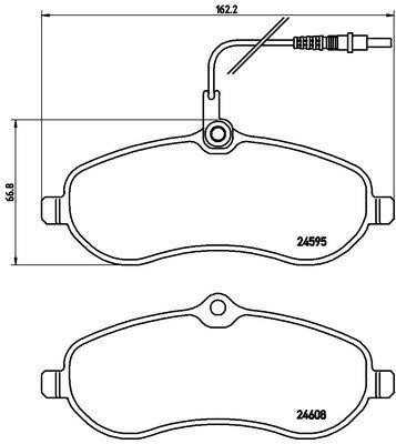 Kaishin FK20045 Тормозные колодки дисковые, комплект FK20045: Отличная цена - Купить в Польше на 2407.PL!