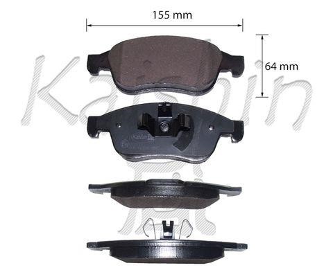 Kaishin FK10213 Brake Pad Set, disc brake FK10213: Buy near me in Poland at 2407.PL - Good price!