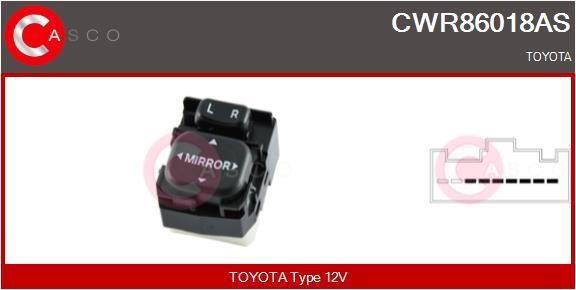 Casco CWR86018AS Window regulator button block CWR86018AS: Buy near me in Poland at 2407.PL - Good price!