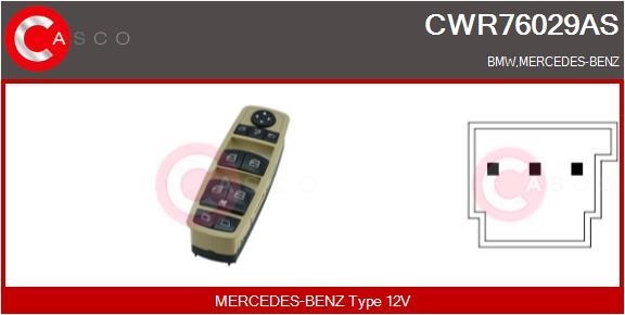 Casco CWR76029AS Blok przycisków podnośnika szyby CWR76029AS: Dobra cena w Polsce na 2407.PL - Kup Teraz!