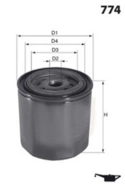 Misfat Z134A Oil Filter Z134A: Buy near me at 2407.PL in Poland at an Affordable price!