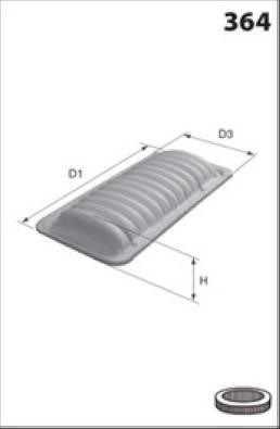 Misfat P668 Air filter P668: Buy near me in Poland at 2407.PL - Good price!