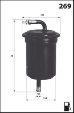 Misfat E149 Fuel filter E149: Buy near me in Poland at 2407.PL - Good price!