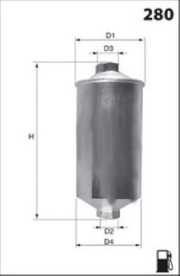 Misfat E121 Fuel filter E121: Buy near me in Poland at 2407.PL - Good price!