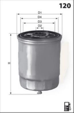 Misfat M655X Fuel filter M655X: Buy near me in Poland at 2407.PL - Good price!