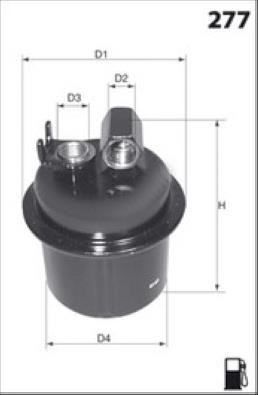 Misfat E143 Fuel filter E143: Buy near me in Poland at 2407.PL - Good price!