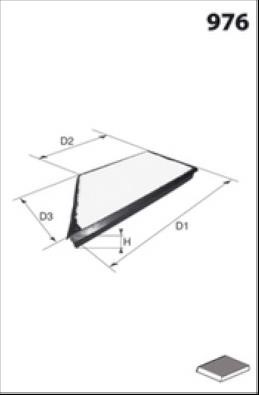 Misfat HB132C Фильтр салона HB132C: Купить в Польше - Отличная цена на 2407.PL!