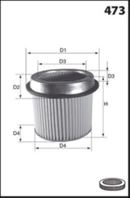 Misfat R1204 Air filter R1204: Buy near me at 2407.PL in Poland at an Affordable price!