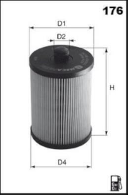 Misfat F158 Fuel filter F158: Buy near me in Poland at 2407.PL - Good price!