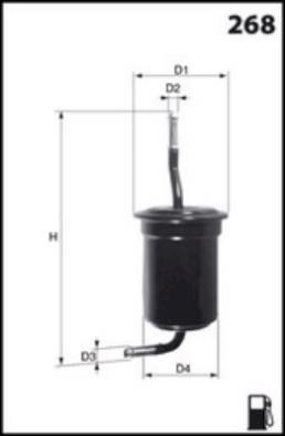 Misfat E124 Fuel filter E124: Buy near me in Poland at 2407.PL - Good price!