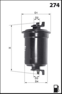 Misfat E162 Fuel filter E162: Buy near me in Poland at 2407.PL - Good price!