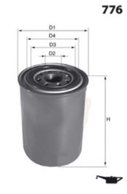 Misfat Z184 Oil Filter Z184: Buy near me in Poland at 2407.PL - Good price!