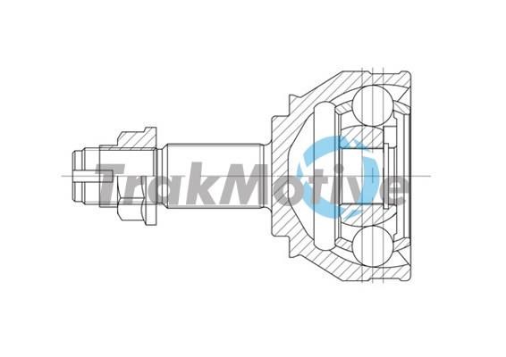 TrakMotive 40-0672 Комплект шарнірів, приводний вал 400672: Приваблива ціна - Купити у Польщі на 2407.PL!