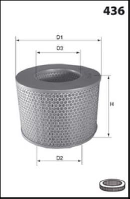 Misfat R467 Air filter R467: Buy near me in Poland at 2407.PL - Good price!