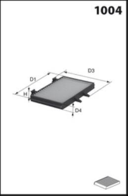 Misfat HB345 Filter, Innenraumluft HB345: Kaufen Sie zu einem guten Preis in Polen bei 2407.PL!