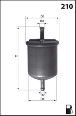 Misfat E111 Fuel filter E111: Buy near me in Poland at 2407.PL - Good price!