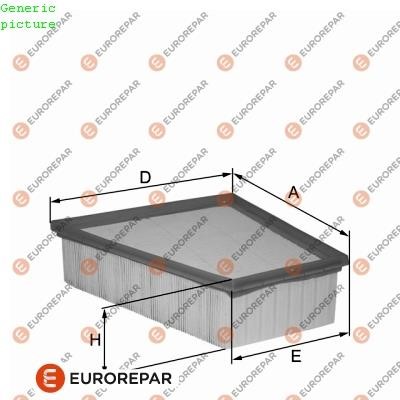 Eurorepar 1680332780 Filtr powietrza 1680332780: Dobra cena w Polsce na 2407.PL - Kup Teraz!