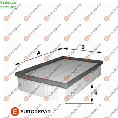 Eurorepar 1680346380 Luftfilter 1680346380: Kaufen Sie zu einem guten Preis in Polen bei 2407.PL!