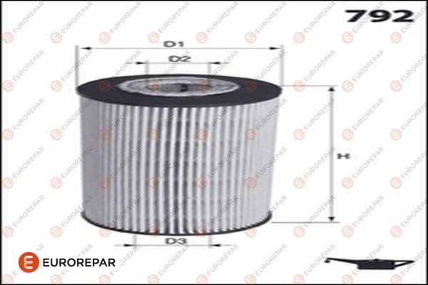 Eurorepar 1682954380 Oil Filter 1682954380: Buy near me at 2407.PL in Poland at an Affordable price!