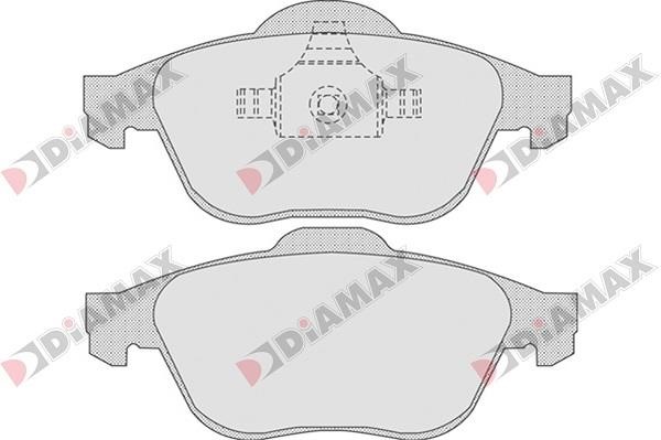 Diamax N09040 Brake Pad Set, disc brake N09040: Buy near me in Poland at 2407.PL - Good price!