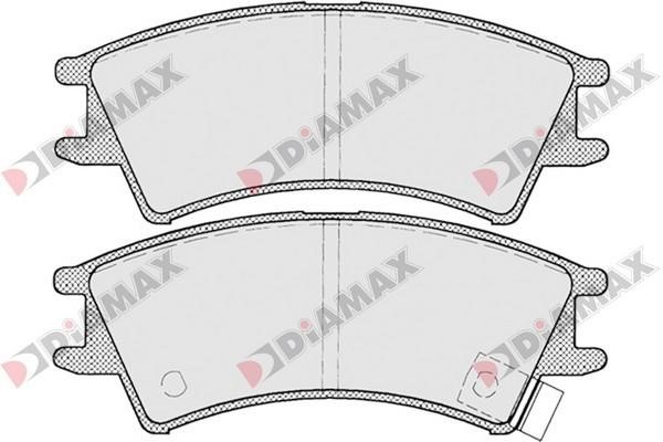 Diamax N09086 Brake Pad Set, disc brake N09086: Buy near me in Poland at 2407.PL - Good price!