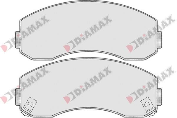 Diamax N09149 Гальмівні колодки, комплект N09149: Приваблива ціна - Купити у Польщі на 2407.PL!