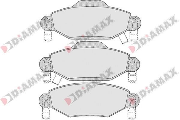 Diamax N09165 Brake Pad Set, disc brake N09165: Buy near me in Poland at 2407.PL - Good price!