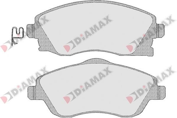 Diamax N09289 Тормозные колодки дисковые, комплект N09289: Отличная цена - Купить в Польше на 2407.PL!