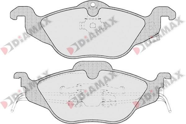 Diamax N09125 Brake Pad Set, disc brake N09125: Buy near me in Poland at 2407.PL - Good price!