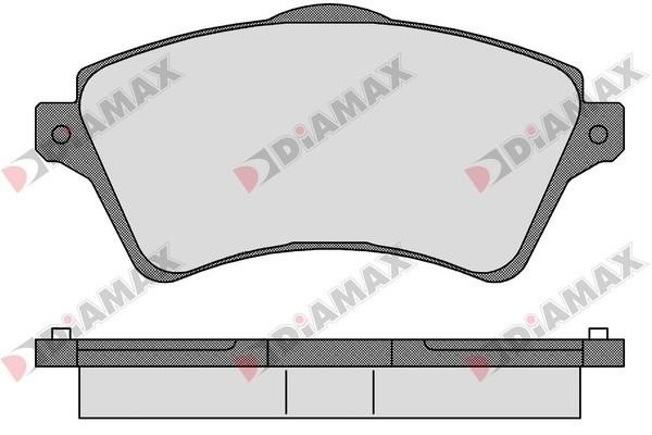 Diamax N09214 Тормозные колодки дисковые, комплект N09214: Отличная цена - Купить в Польше на 2407.PL!