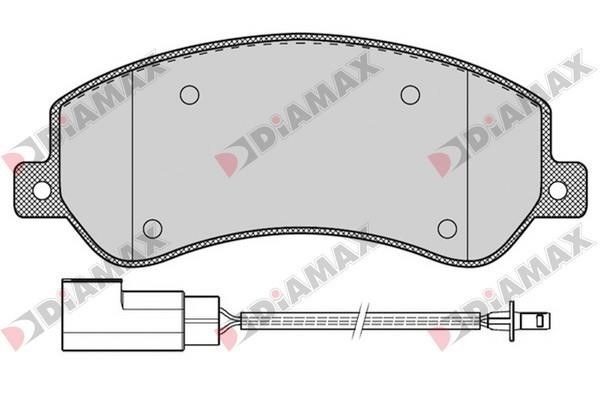 Diamax N09197 Тормозные колодки дисковые, комплект N09197: Купить в Польше - Отличная цена на 2407.PL!