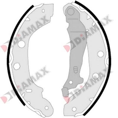 Diamax N01017 Brake shoe set N01017: Buy near me in Poland at 2407.PL - Good price!