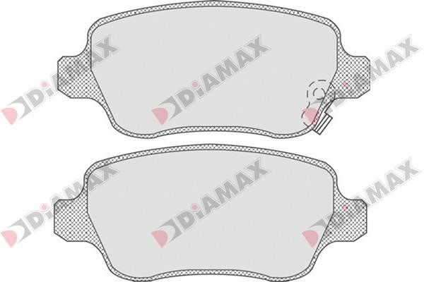 Diamax N09080 Гальмівні колодки, комплект N09080: Приваблива ціна - Купити у Польщі на 2407.PL!