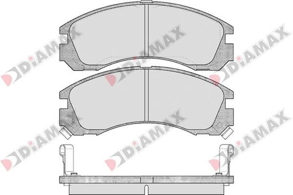 Diamax N09170 Brake Pad Set, disc brake N09170: Buy near me in Poland at 2407.PL - Good price!