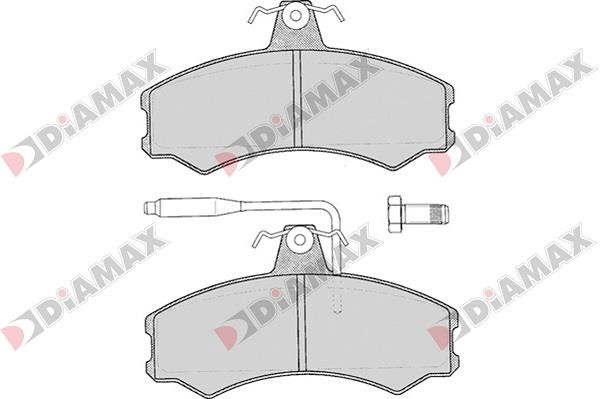 Diamax N09051 Brake Pad Set, disc brake N09051: Buy near me in Poland at 2407.PL - Good price!