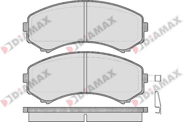 Diamax N09210 Brake Pad Set, disc brake N09210: Buy near me in Poland at 2407.PL - Good price!