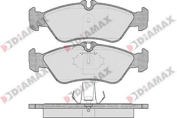 Diamax N09097 Brake Pad Set, disc brake N09097: Buy near me in Poland at 2407.PL - Good price!