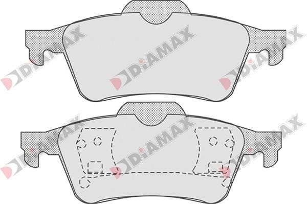 Diamax N09018 Brake Pad Set, disc brake N09018: Buy near me in Poland at 2407.PL - Good price!