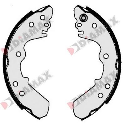 Diamax N01044 Brake shoe set N01044: Buy near me in Poland at 2407.PL - Good price!