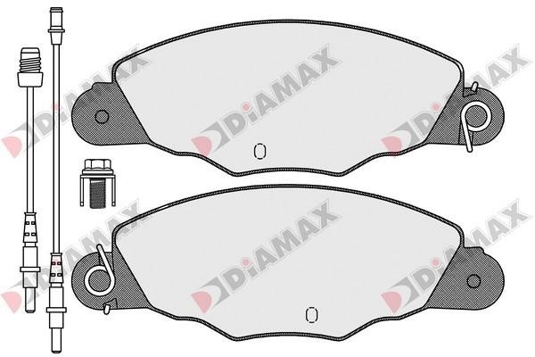 Diamax N09167 Brake Pad Set, disc brake N09167: Buy near me in Poland at 2407.PL - Good price!