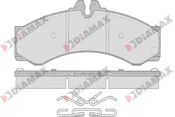 Diamax N09144 Klocki hamulcowe, zestaw N09144: Dobra cena w Polsce na 2407.PL - Kup Teraz!