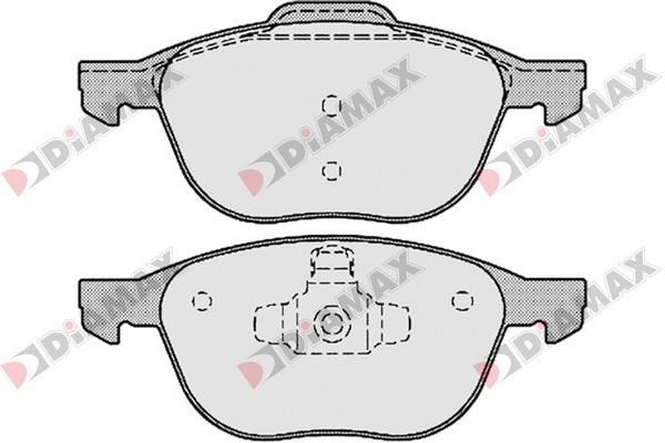 Diamax N09267 Brake Pad Set, disc brake N09267: Buy near me in Poland at 2407.PL - Good price!