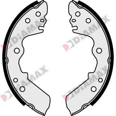 Diamax N01295 Brake shoe set N01295: Buy near me in Poland at 2407.PL - Good price!